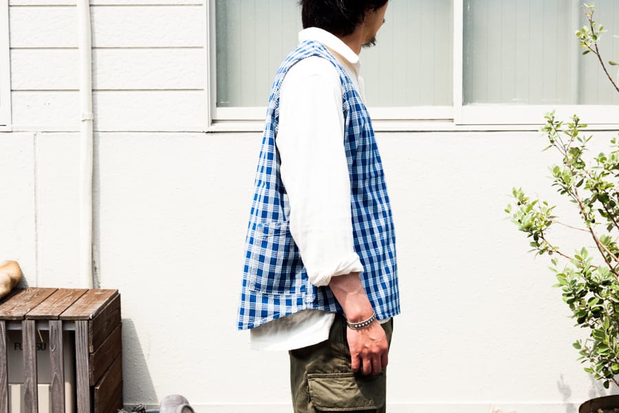 PORTER CLASSIC “PALAKA PULLOVER VEST” ｜ SLOW&STEADY